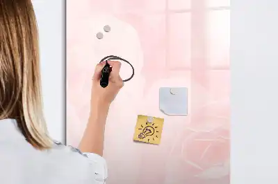 Magnetická tabule na kreslení motiv růže