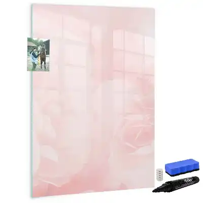 Magnetická tabule na kreslení motiv růže