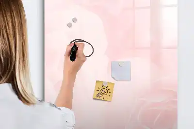 Magnetická tabule na kreslení motiv růže