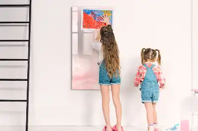 Magnetická tabule na kreslení motiv růže