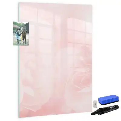 Magnetická tabule na kreslení motiv růže