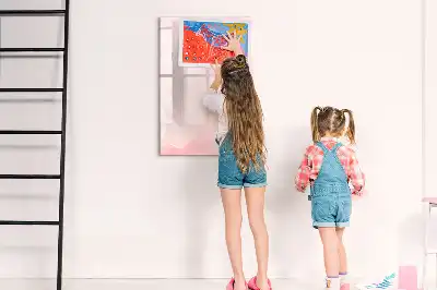 Magnetická tabule na kreslení motiv růže