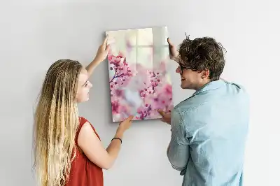 Magnetická popisovací tabule s motivem jarních květin