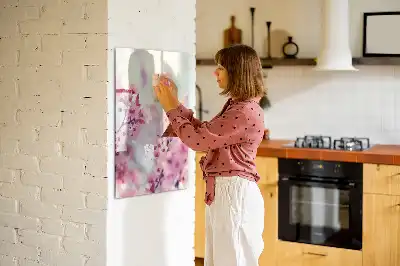 Magnetická popisovací tabule s motivem jarních květin