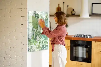 Magnetická popisovací tabule akvarelové listy