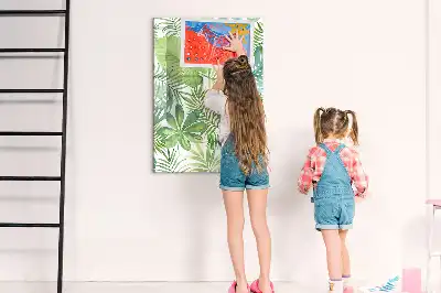 Magnetická popisovací tabule akvarelové listy