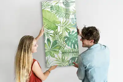 Magnetická popisovací tabule akvarelové listy