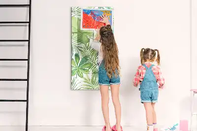 Magnetická popisovací tabule akvarelové listy