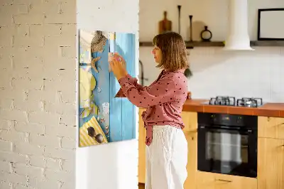 Magnetická tabule na kreslení plážové doplňky