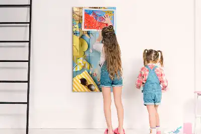 Magnetická tabule na kreslení plážové doplňky