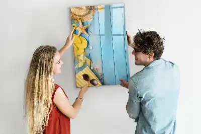 Magnetická tabule na kreslení plážové doplňky