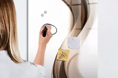 Magnetická tabule na kreslení motiv abstrakce vlny