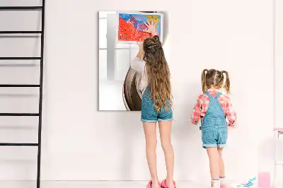 Magnetická tabule na kreslení motiv abstrakce vlny