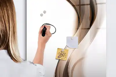 Magnetická tabule na kreslení motiv abstrakce vlny