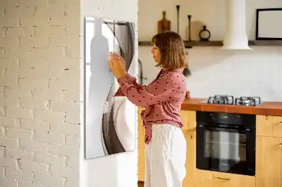 Magnetická tabule na kreslení motiv abstrakce vlny