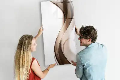 Magnetická tabule na kreslení motiv abstrakce vlny