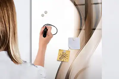 Magnetická tabule na kreslení motiv abstrakce vlny