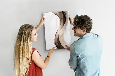 Magnetická tabule na kreslení motiv abstrakce vlny