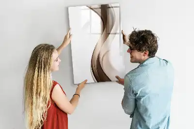 Magnetická tabule na kreslení motiv abstrakce vlny