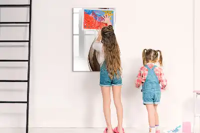 Magnetická tabule na kreslení motiv abstrakce vlny