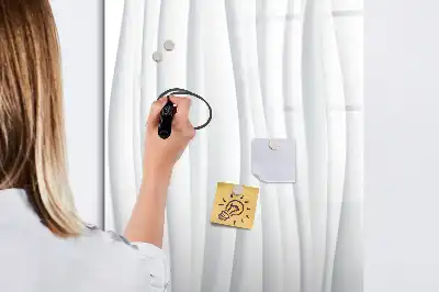 Magnetická popisovací tabule abstraktní linie