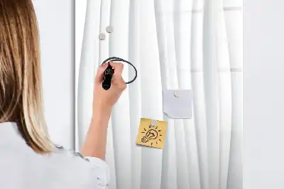 Magnetická popisovací tabule abstraktní linie