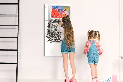 Magnetická popisovací tabule s motivem Panny Marie Guadalupské