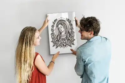 Magnetická popisovací tabule s motivem Panny Marie Guadalupské