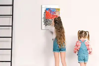 Magnetická popisovací tabule s motivem Panny Marie Guadalupské