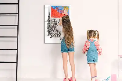 Magnetická popisovací tabule s motivem Panny Marie Guadalupské