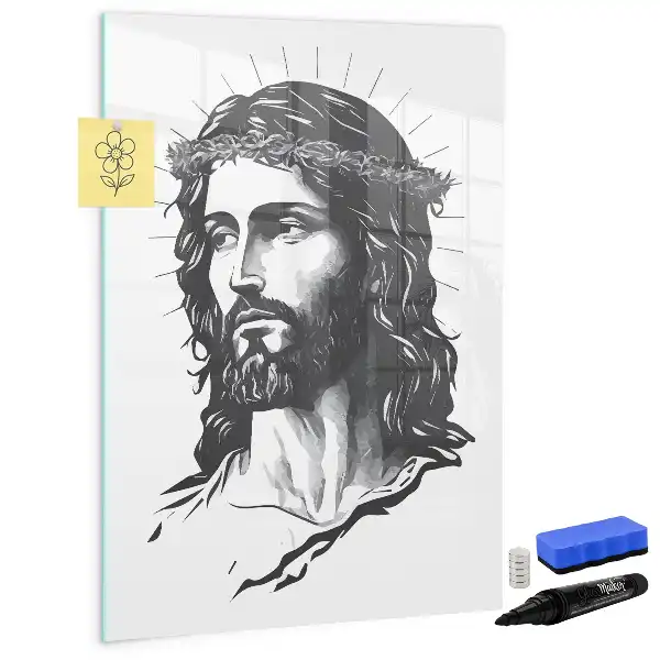 Magnetická tabule na kreslení s motivem Ježíše Krista