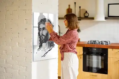 Magnetická tabule na kreslení s motivem Ježíše Krista