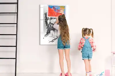 Magnetická tabule na kreslení s motivem Ježíše Krista