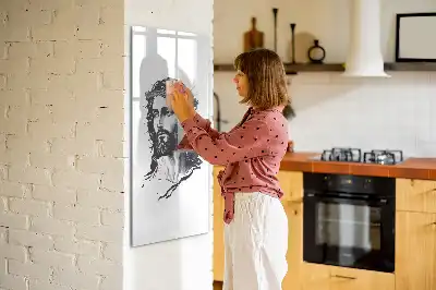Magnetická tabule na kreslení s motivem Ježíše Krista