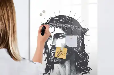 Magnetická tabule na kreslení s motivem Ježíše Krista