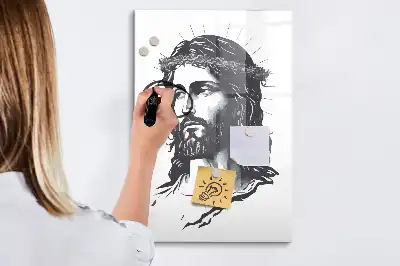 Magnetická tabule na kreslení s motivem Ježíše Krista