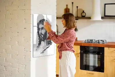 Magnetická tabule na kreslení s motivem Ježíše Krista
