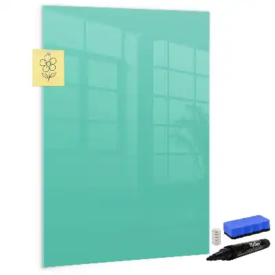 Magnetická tabule na kreslení tyrkysová