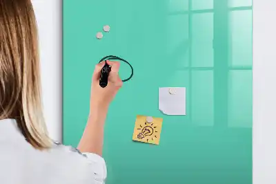 Magnetická tabule na kreslení tyrkysová