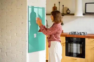 Magnetická tabule na kreslení tyrkysová