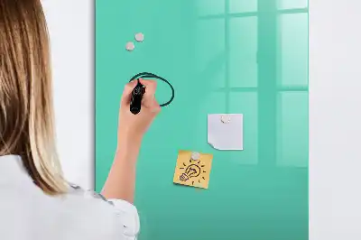 Magnetická tabule na kreslení tyrkysová