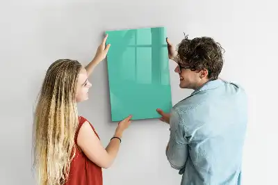 Magnetická tabule na kreslení tyrkysová