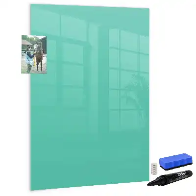 Magnetická tabule na kreslení tyrkysová