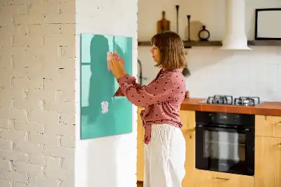 Magnetická tabule na kreslení tyrkysová