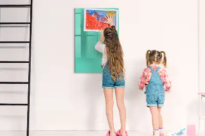 Magnetická tabule na kreslení tyrkysová