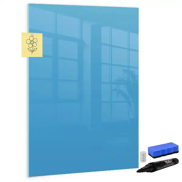 Magnetická popisovací tabule modrá