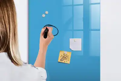 Magnetická popisovací tabule modrá
