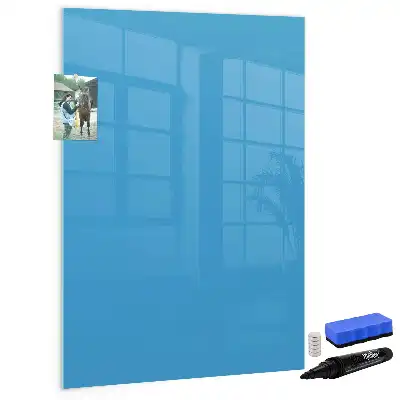 Magnetická popisovací tabule modrá