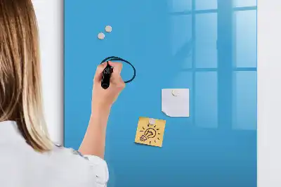 Magnetická popisovací tabule modrá