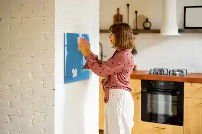 Magnetická popisovací tabule modrá
